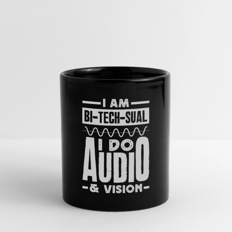 Lustiger Audiovisueller Techniker AV Tec Tasse einfarbig
