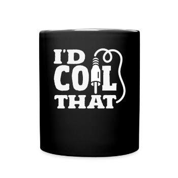 Funny Audiovisual Technician AV Tec - Full Colour Mug - black - Front