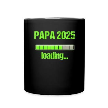 Dad 2025 Gift Men Men Father Pregnant - Full Colour Mug - black - Front