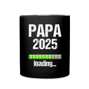 Dad 2025 Gift Men Men Father Pregnant - Full Colour Mug - black - Front