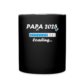 Dad 2025 Gift Men Men Father Pregnant - Full Colour Mug - black - Front