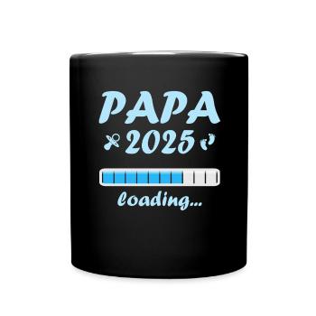 Dad 2025 Gift Men Men Father Pregnant - Full Colour Mug - black - Front