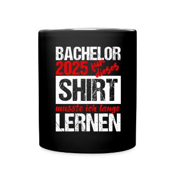 Bachelor 2025 Assez appris Cadeau Etudiant Uni - Mug uni - noir - Devant
