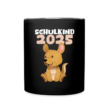School Child 2025 Young Girls School Enrollment 2025 Decoration - Full Colour Mug - black - Front
