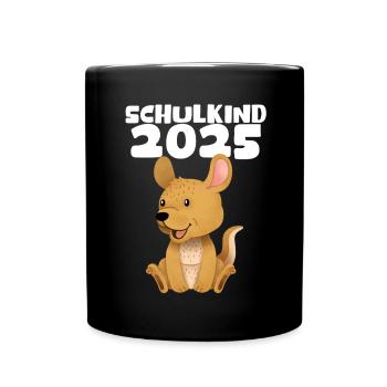 School Child 2025 Young Girls School Enrollment 2025 Decoration - Full Colour Mug - black - Front