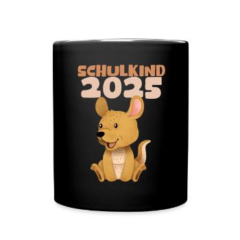 School Child 2025 Young Girls School Enrollment 2025 Decoration - Full Colour Mug - black - Front