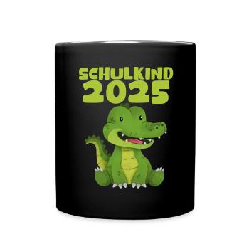 Écolier 2025 Inscription des jeunes filles à l’école 2025 Décoration - Mug uni - noir - Devant