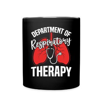 Abteilung für Atemtherapie Peds RT - Tasse einfarbig - Schwarz - Vorne