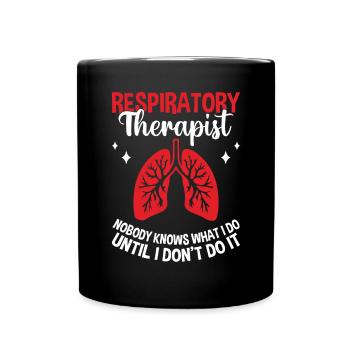 Personne ne sait ce que je fais jusqu’à ce que je ne le fasse pas drôle - Mug uni - noir - Devant