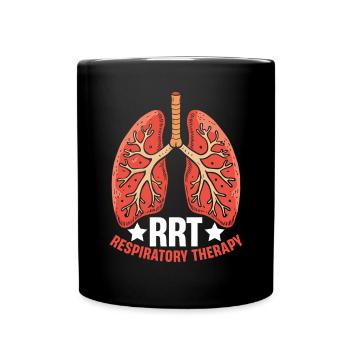 Respiratory Therapy Funny Pulmonologist - Full Colour Mug - black - Front