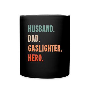 True Professional Gaslighting - Full Colour Mug - black - Front