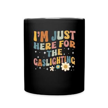 True Professional Gaslighting - Full Colour Mug - black - Front