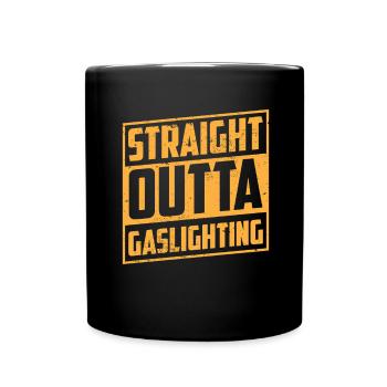 True Professional Gaslighting - Full Colour Mug - black - Front