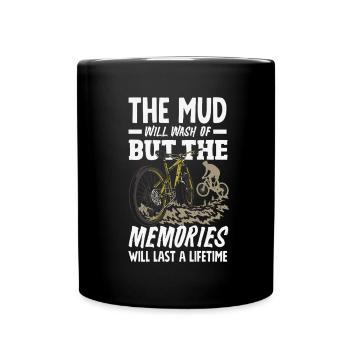 Gravel Bike Cyclocross With Cyclocross - Full Colour Mug - black - Front
