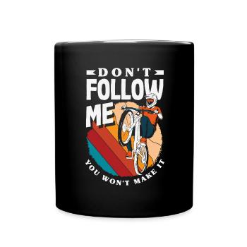 Gravel Bike Cyclocross With Cyclocross - Full Colour Mug - black - Front