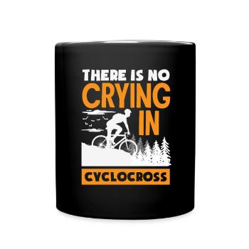 Gravel Bike Cyclocross With Cyclocross - Full Colour Mug - black - Front