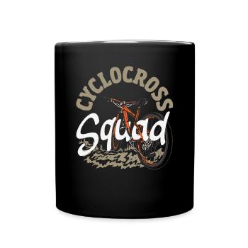 Gravel Bike Cyclocross With Cyclocross - Full Colour Mug - black - Front