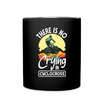 Gravel Bike Cyclocross With Cyclocross - Full Colour Mug - black - Front
