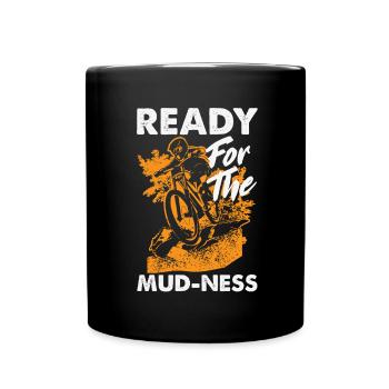 Gravel Bike Cyclocross With Cyclocross - Full Colour Mug - black - Front