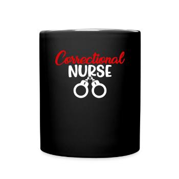 Infirmière correctionnelle Médecin légiste Infirmière de prison - Mug uni - noir - Devant