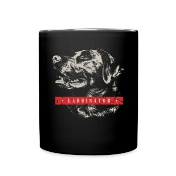 Labbinator | by NatureBark - Full Colour Mug - black - Front