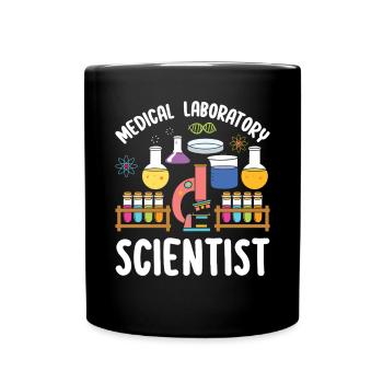Scientifique de laboratoire médical Travailleur médical Drôle - Mug uni - noir - Devant
