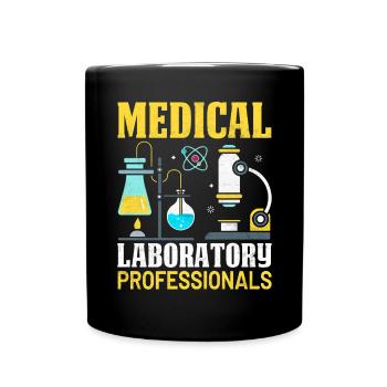 Professionnels de laboratoire médical Scientifique de laboratoire - Mug uni - noir - Devant