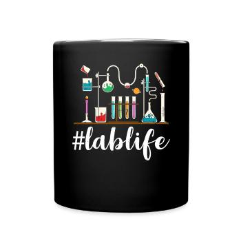 Vie de laboratoire Drôle MLS Lab Scientist Appréciation - Mug uni - noir - Devant
