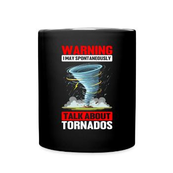 Funny Meteorology Weather Forecast Meteorologist - Full Colour Mug - black - Front