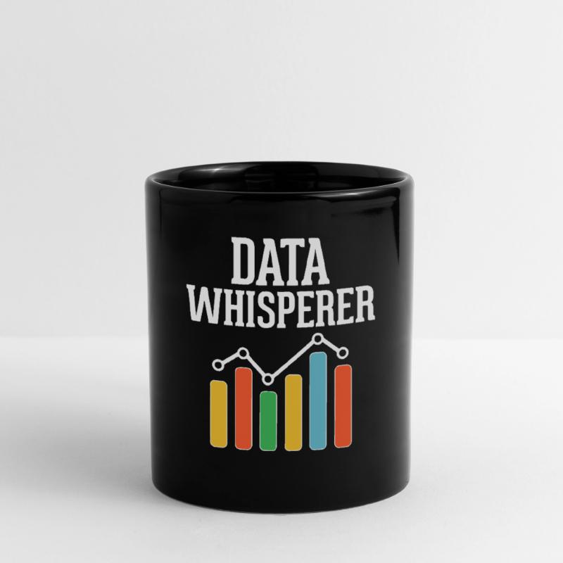 Data Whisperer Spreadsheet Funny Data Science Full Colour Mug