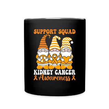 Support Squad Green Ribbon Organ Transplant - Full Colour Mug - black - Front
