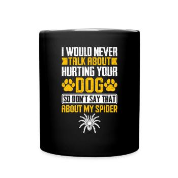 Tarentule drôle Multi Legged Entomologie Tarentule - Mug uni - noir - Devant