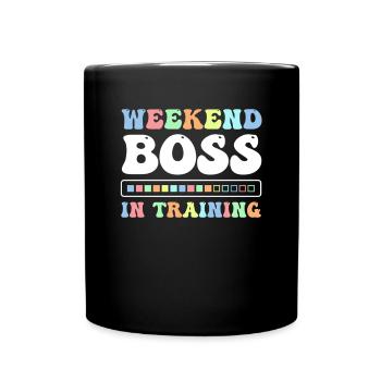 Happy Friday Fri Yay Teacher School Meme - Full Colour Mug - black - Front