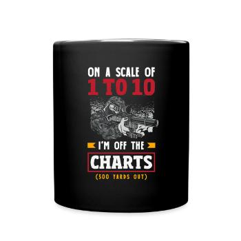 Cat Fat Fat Cat Humor Meme - Full Colour Mug - black - Front