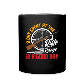Cat Fat Fat Cat Humor Meme - Full Colour Mug - black - Front