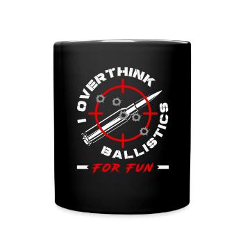 Cat Fat Fat Cat Humor Meme - Full Colour Mug - black - Front