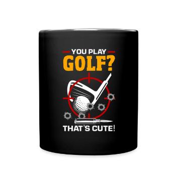 Chat Gras Gros Chat Humour Mème - Mug uni - noir - Devant