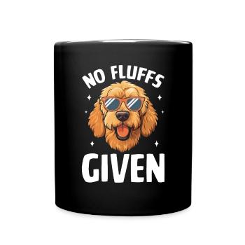 Pas de peluches donné drôle Golden Doodle chien de troupeau - Mug uni - noir - Devant