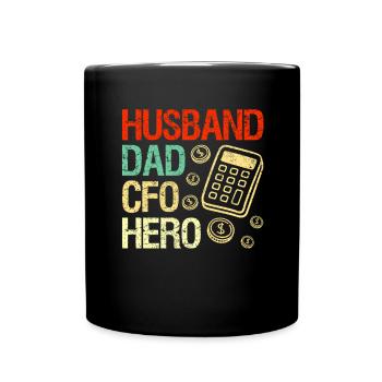 Citation drôle conseiller fiscal entrepreneur - Mug uni - noir - Devant