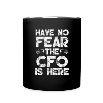 Citation drôle conseiller fiscal entrepreneur - Mug uni - noir - Devant