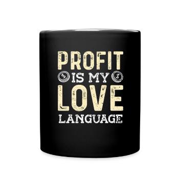Lustiger Zitat Steuerberater Unternehmer - Tasse einfarbig - Schwarz - Vorne