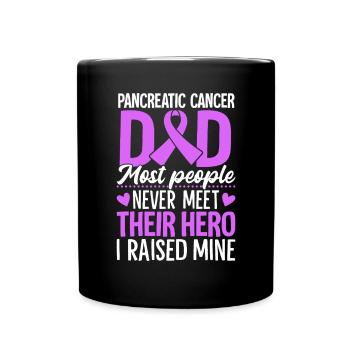 Most People Never Meet Their Hero Pancreatic - Full Colour Mug - black - Front
