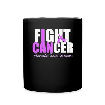 Combattre le cancer du pancréas Tumeur exocrine - Mug uni - noir - Devant