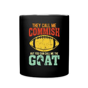 Ils m’appellent commish Retro Fantasy Football FFL - Mug uni - noir - Devant