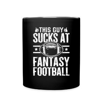 Funny Fantasy Football Fl Repêchage du commissaire - Mug uni - noir - Devant