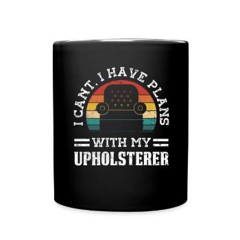 Restorer Upholstered Furniture - Full Colour Mug - black - Front