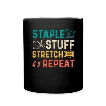 Restorer Upholstered Furniture - Full Colour Mug - black - Front
