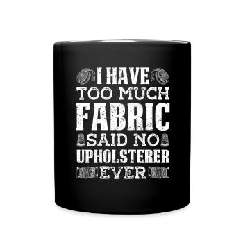 Restorer Upholstered Furniture - Full Colour Mug - black - Front