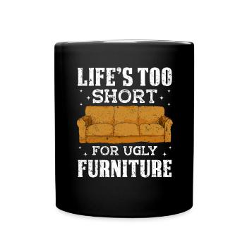Restorer Upholstered Furniture - Full Colour Mug - black - Front