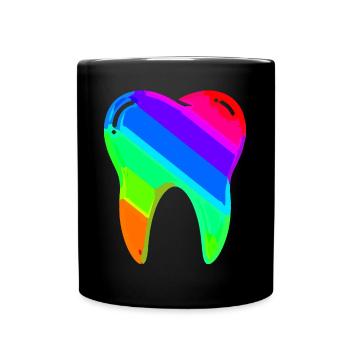 Zahn | Dentiste | Dentiste | Assistante dentaire - Mug uni - noir - Devant